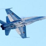 Un F-18 del Ejército del Aire