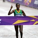 Maratón: La etiope Tiki Gelana gana el oro y Alessandra Aguilar termina vigésimo sexta