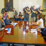 José Antonio Griñán y Mar Moreno se reunieron con Manuel Chaves y Gaspar Zarrías en agosto