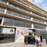 Imagen de la fachada de la nueva infraestructura judicial de la ciudad de Murcia