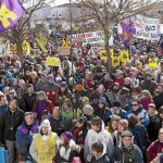 Protesta sin vecinos contra el silo nuclear de Villar de Cañas