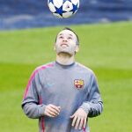 Iniesta recibió ayer el alta tras su lesión