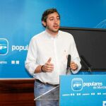 El portavoz adjunto del PP en la Región de Murcia, Víctor Martínez, en una imagen de archivo reciente