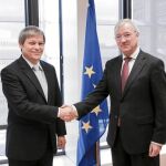El comisario de Agricultura de la UE, Dacian Ciolos, y el presidente de la Región y del CdR, Ramón Luis Valcárcel