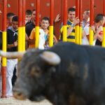 Jóvenes novilleros en Arganda del Rey