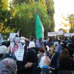 Manifestación en Siria