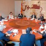 Fotografía de la reunión del Govern del pasado 6 de septiembre