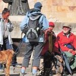 El «Camino canino» a una semana de llegar a Santiago