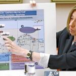 La ministra de Defensa, Carme Chacón