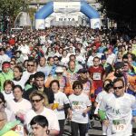 Vallisoletanos de todas las edades participaron en esta primera Marcha Solidaria contra el Cáncer