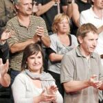 Ex dirigentes batasunos como Tasio Erkizia, Rufi Etxeberria y Pernando Barrena acudieron ayer a la cita de Alsasua