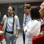 Los médicos dialogan con la familia de Juan José Padilla esta mañana