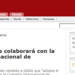 Comunicado de la banda en la edición digital de Gara