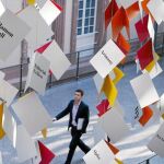 Una imagen de la Feria de Fráncfort de 2007 en la que la cultura catalana fue la invitada de honor