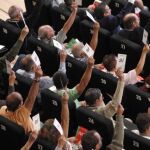 Los socios aprobaron por aplastante mayoría la gestión de la actual junta directiva del Real Madrid y un presupuesto de 500 millones para esta temporada