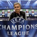 José Mourinho, en un momento de la rueda de prensa