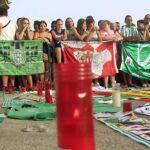 Emotivo adiós de la afición bética