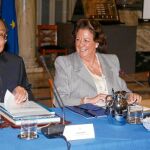 Jiang Yiren, Rita Barberá y Levin Zho se dieron cita en el Salón de Cristales