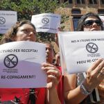 Protesta ayer ante Salud contra el euro por receta