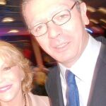 Tita Cervera y Gallardón, el lunes, en los Premios Protagonistas
