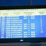 El aeropuerto de Sevilla tuvo un 12,2% menos de pasajeros entre enero y agosto