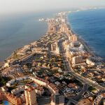 Imagen panorámica del principal enclave costero que presenta la Región de Murcia