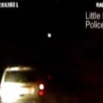 La policía de Texas graba la caída de un meteorito