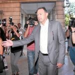 El ex director general de Trabajo de la Junta, Daniel Alberto Rivera, en los juzgados sevillanos