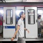 Imagen de la pasada huelga de metro, cuando los conductores de autobús y Renfe también realizaron paros
