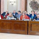 Fotografía del Pleno municipal celebrado ayer en Murcia
