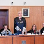 José Luis Concepción durante su intervención ante los jueces y magistrados, en el inicio del año judicial