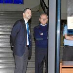Fernando Mellet, ex director general de Mercasevilla, a su llegada a la Audiencia