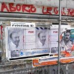 En las calles de Buenos Aires ya pueden verse colgados carteles del candidato socialista de cara a la próxima cita electoral