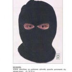 ¿Conoce a este ladrón? La ficha policial con pasamontañas