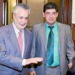 José Antonio Griñán y Diego Valderas, en una imagen de archivo