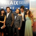 El elenco de «Fin» (Velencoso y Clara Lago, entre ellos), el filme que abrió el festival