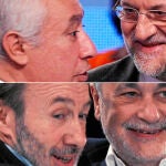 Rajoy-Arenas: 187 (4560%) Rubalcaba-Griñán: 104 (2561%)