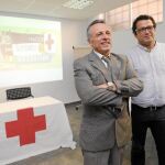 Aurelio Luna y Juan Antonio Balsalobre después del contacto de prensa