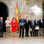 Morata, González, Castedo, Barberá, Fabra, Bataller, Roca, Monzonís, Ripoll, Sánchez de León y Aznar
