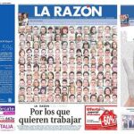 Portadas de LA RAZÓN del cambio