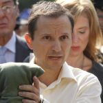 José Bretón durante la reconstrucción de lo que pasó en el parque