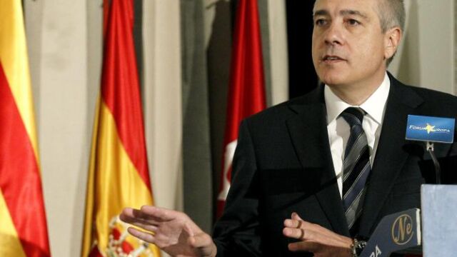 El primer secretario del PSC y candidato a la Presidencia de la Generalitat de Cataluña, Pere Navarro