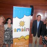 Cámara y Pelegrín (derecha), ayer durante la presentación