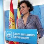 La coordinadora de la campaña del PP, Dolors Montserrat