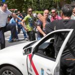 El taxi protagonista de la última «protesta-borroka»