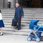 Morín y su esposa, después de declarar en la Audiencia de Barcelona