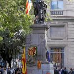 Monumento a Rafael Casanova, el «héroe» que dormía durante el ataque de las tropas de Felipe V a Barcelona