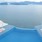 El balcón infinito de Santorini