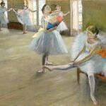 La obra «Bailarinas en clase», de Edgar Degas, de 1880
