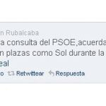 Imagen del Twitter de Rubalcaba